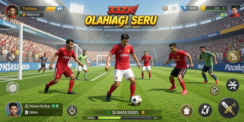 Tampilan utama gameplay 33ZK yang penuh aksi.