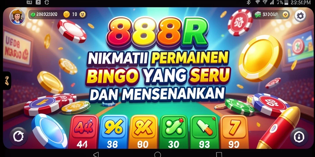 Screenshot gameplay Bingo yang menarik dan penuh aksi di 888R.