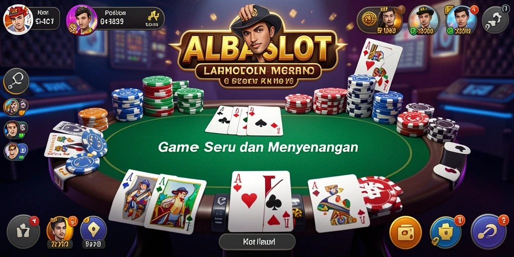 Tampilan gameplay ALBASLOT yang seru dan interaktif.