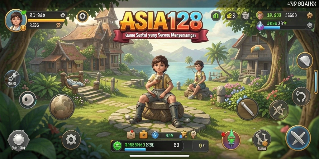 Tangkapan layar ASIA128 menunjukkan gameplay yang seru dan menarik.