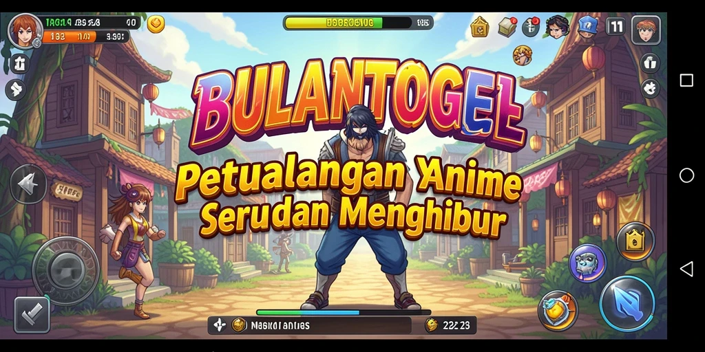 Tampilan gameplay <strong>BULANTOGEL</strong> dengan karakter anime yang menakjubkan.
