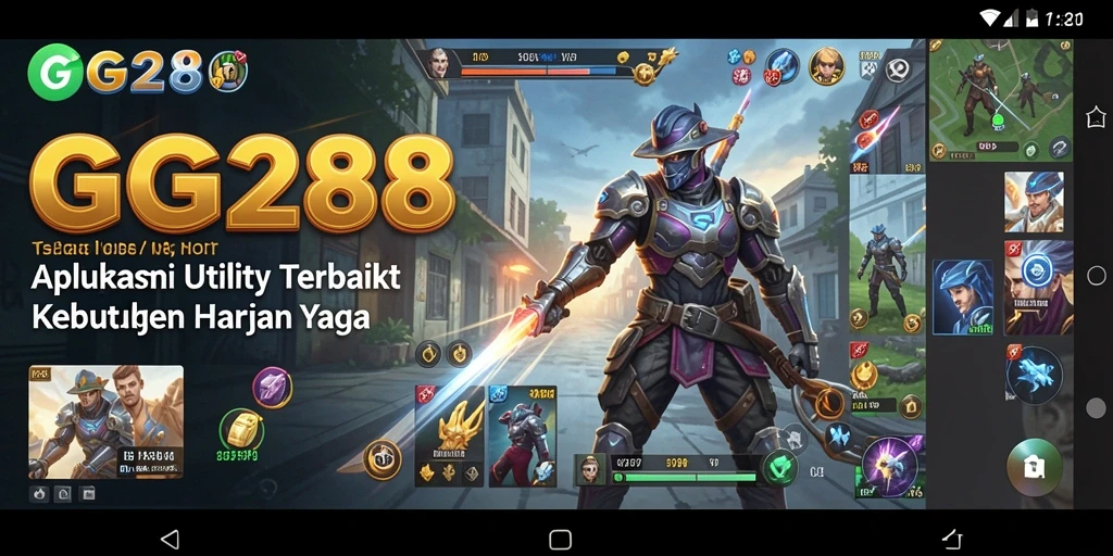 Screenshot GG288 menunjukkan antarmuka yang bersih dan fungsional.