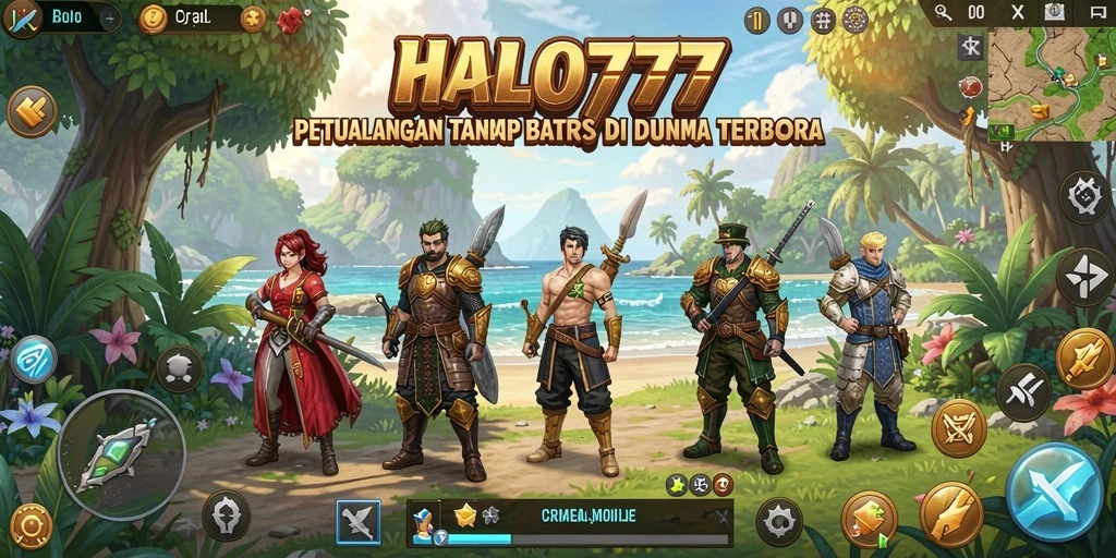 Tampilan gameplay HALO777 yang menakjubkan di dunia terbuka.