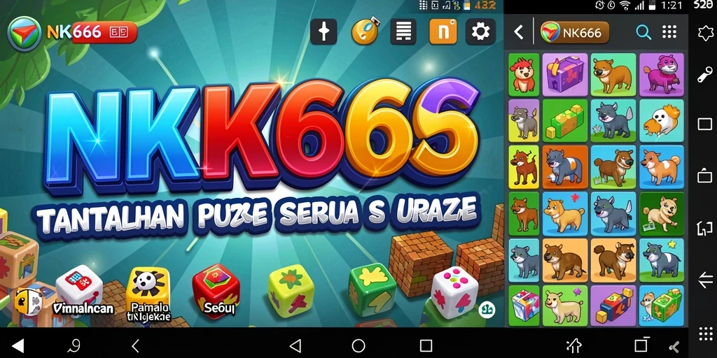Tampilan menarik dari gameplay NK666 yang menantang.