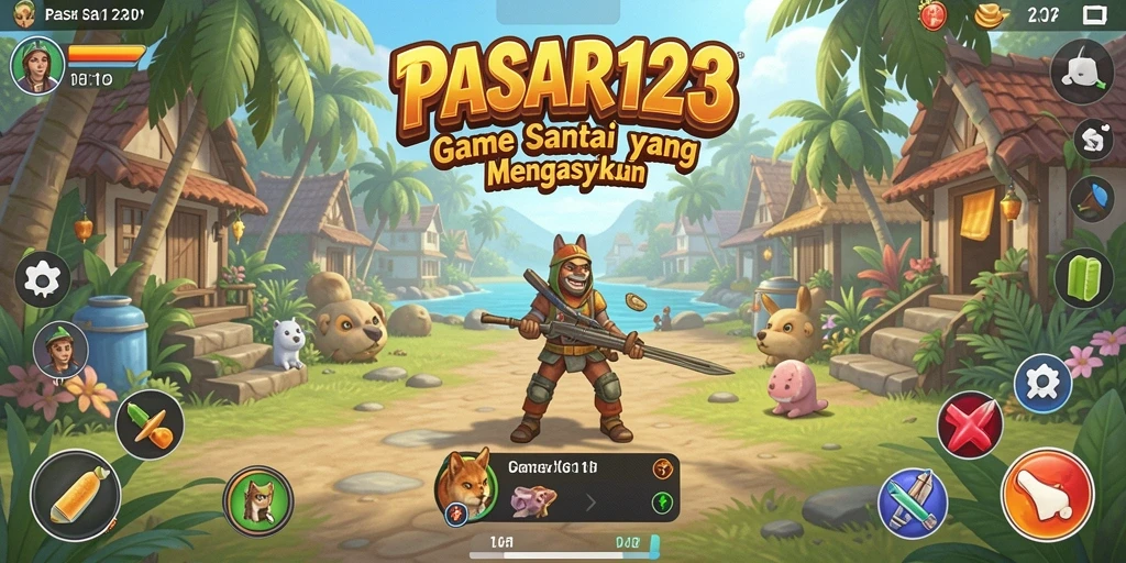Gameplay PASAR123 yang penuh warna dan menyenangkan.