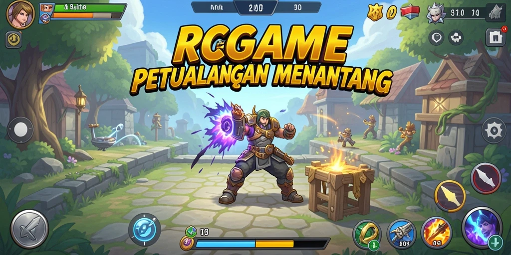 Tangkapan layar RPGAME menampilkan aksi seru dalam permainan Arcade.