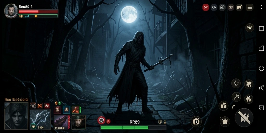 Gameplay menyeramkan di dalam kegelapan yang mencekam.