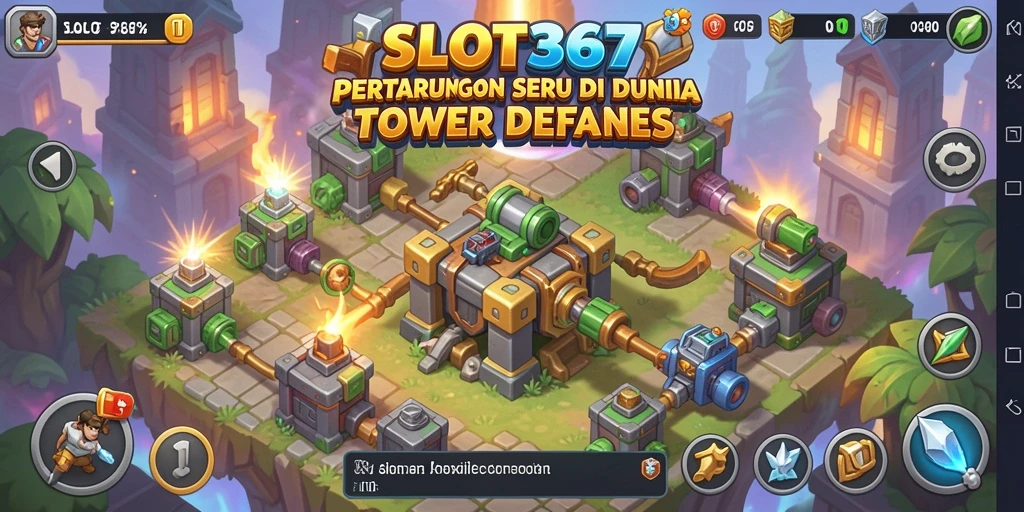 Tampilan gameplay menarik di SLOT367 dengan aksi Tower Defense yang mendebarkan.