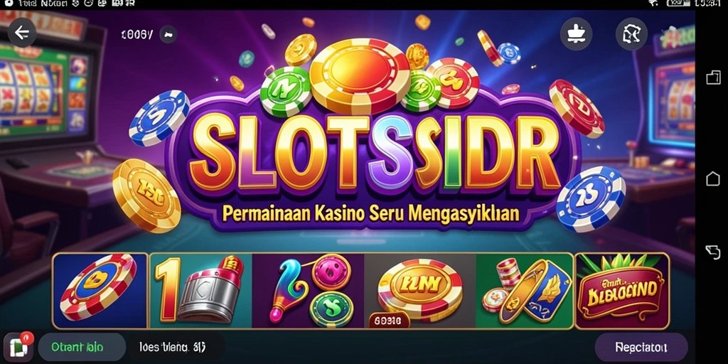 Tampilan gameplay seru di SLOTSIDR dengan mesin slot menarik.