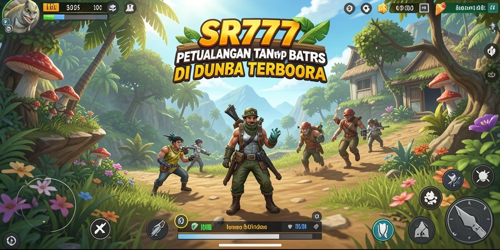 Screenshot gameplay SR777 yang menunjukkan eksplorasi dunia terbuka.