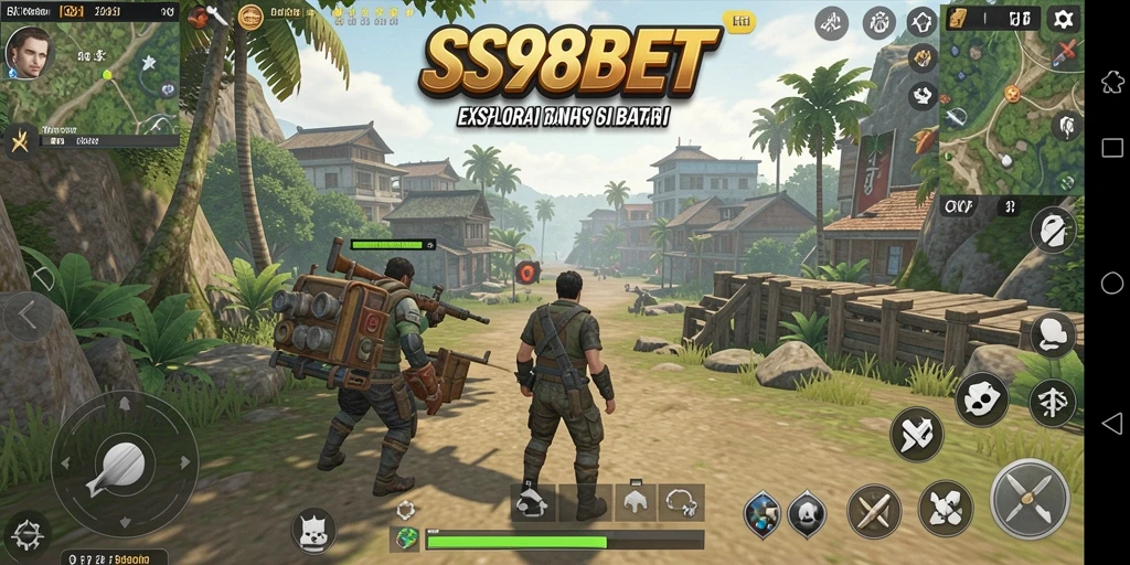 Tampilan menakjubkan dari gameplay SS88BET di dunia terbuka.