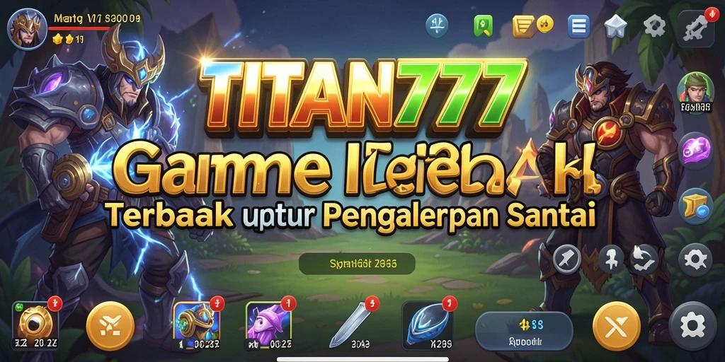 Tampilan menarik gameplay Idle di TITAN777.